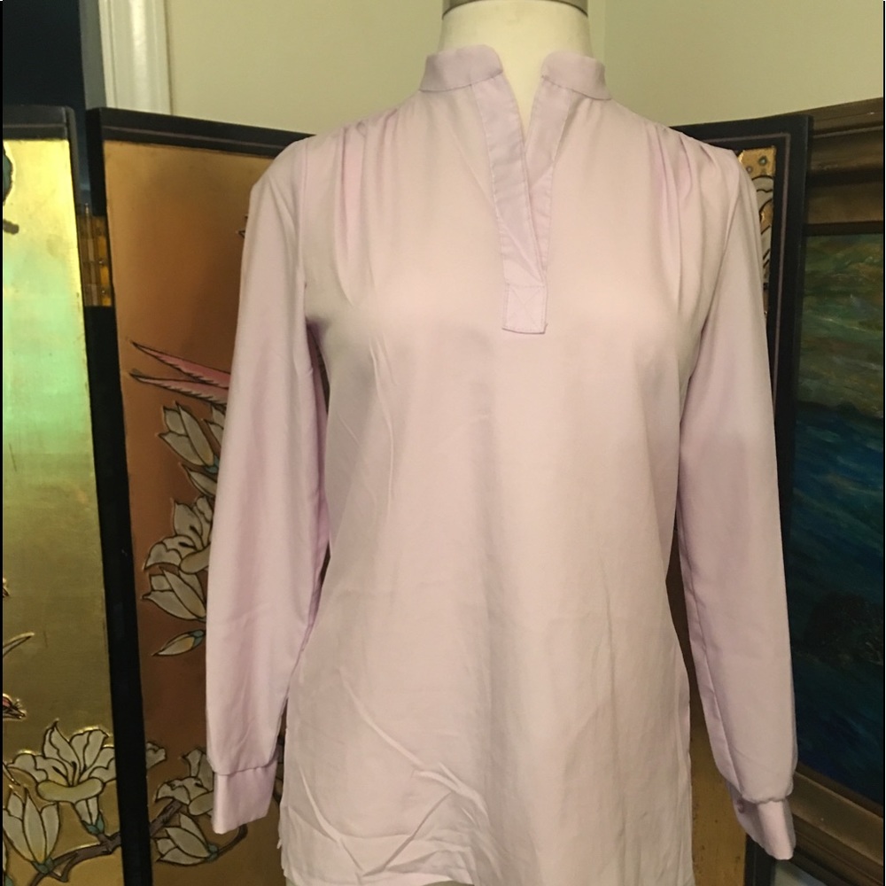 🔴BLOUSE- PULLOVER SILKY FLAT OpenNeck